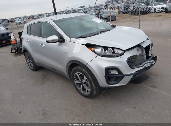 KNDPMCAC4M7848635 2021 KIA SPORTAGE Серебряный Передняя правая четверть