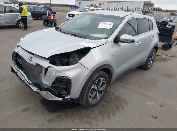 KNDPMCAC4M7848635 2021 KIA SPORTAGE Серебряный Передняя левая четверть