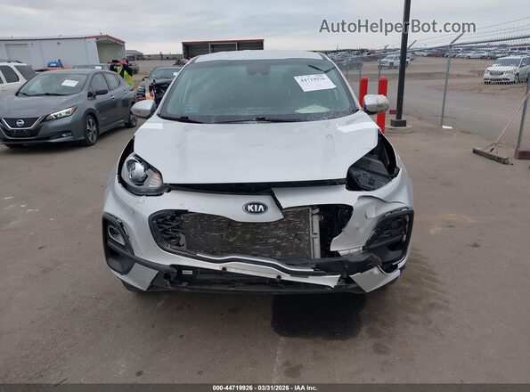 KNDPMCAC4M7848635 2021 KIA SPORTAGE Серебряный Вид задней части салона
