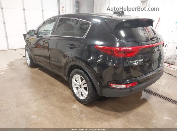KNDPMCAC5H7267781 2017 KIA SPORTAGE Black Tył lewy