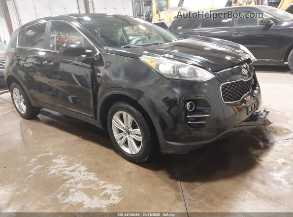 KNDPMCAC5H7267781 2017 KIA SPORTAGE Black Przód prawy