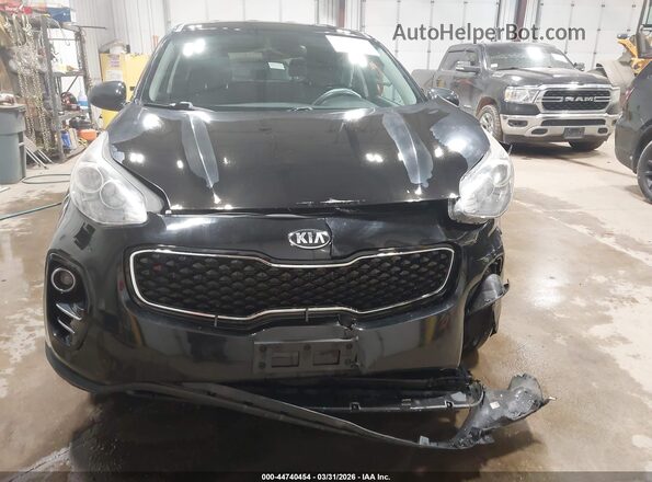 KNDPMCAC5H7267781 2017 KIA SPORTAGE Black Widok zestawu wskaźników