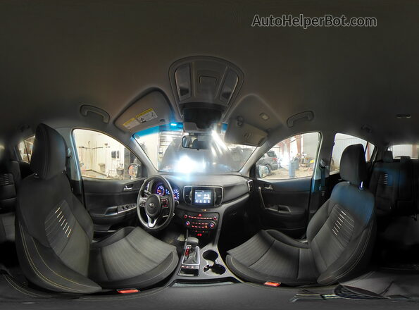 KNDPMCAC5K7597976 2019 KIA SPORTAGE Black 360 interior view