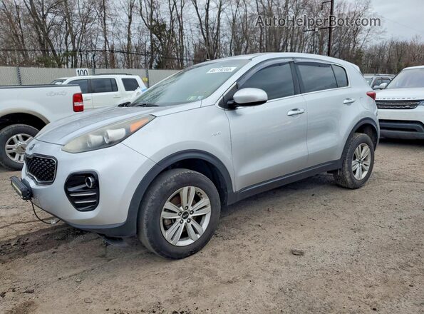 KNDPMCAC6H7068206 2017 KIA SPORTAGE Серебряный Передняя левая четверть