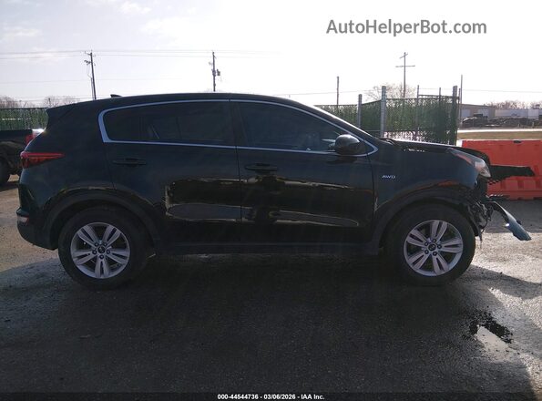 KNDPMCAC6J7486156 2018 KIA SPORTAGE Black Widok wnętrza 360 stopni