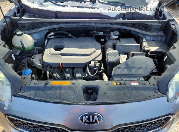 KNDPMCAC6K7566929 2019 KIA SPORTAGE Silver Вид підкапотного простору