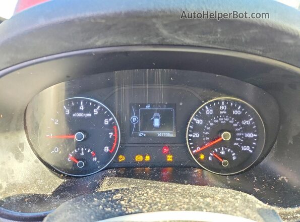 KNDPMCAC6K7606832 2019 KIA SPORTAGE Maroon Սարքավորումների վահանակի տեսք