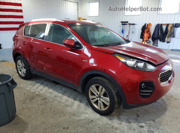KNDPMCAC6K7606832 2019 KIA SPORTAGE Maroon Առջևի աջ