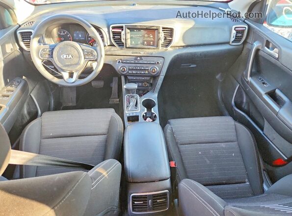 KNDPMCAC6K7606832 2019 KIA SPORTAGE Maroon Առջևի վահանակի տեսք