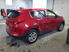 2019 Kia Sportage Lx Maroon vin: KNDPMCAC6K7606832