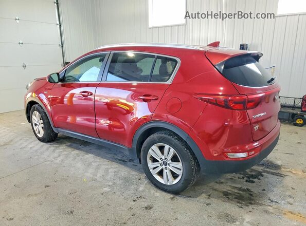 KNDPMCAC6K7606832 2019 KIA SPORTAGE Maroon Հետևի ձախ