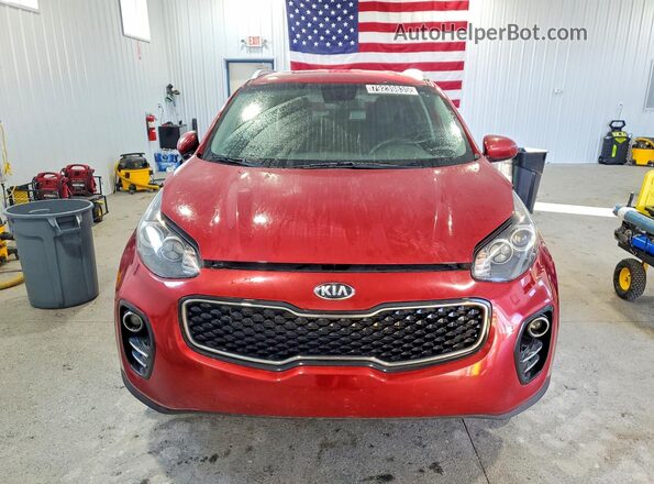 KNDPMCAC6K7606832 2019 KIA SPORTAGE Maroon Դիմացի տեսք