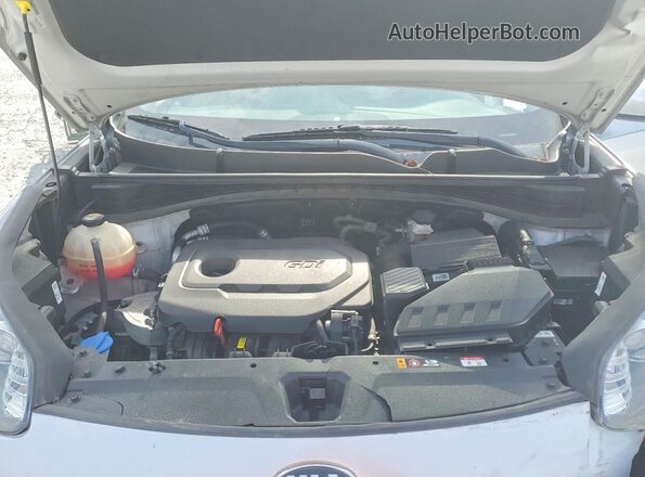 KNDPMCAC6N7968051 2022 KIA SPORTAGE Silver Widok komory silnika