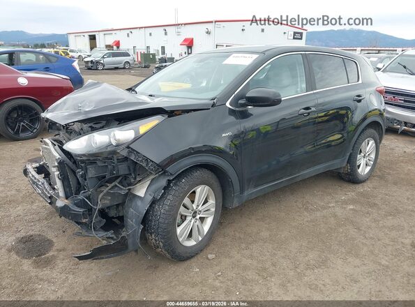 KNDPMCAC7K7516914 2019 KIA SPORTAGE Черный Передняя левая четверть
