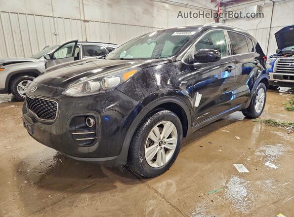 KNDPMCAC7K7604412 2019 KIA SPORTAGE Черный Передняя левая четверть