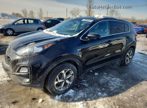 KNDPMCAC8L7760203 2020 KIA SPORTAGE Blue წინა მარცხენა ხედი სამი მეოთხედიდან