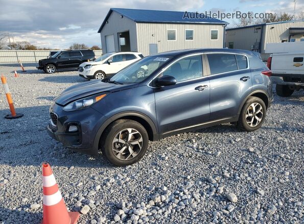 KNDPMCAC8N7014904 2022 KIA SPORTAGE Синий Передняя левая четверть