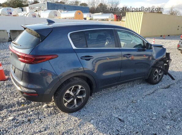 KNDPMCAC8N7014904 2022 KIA SPORTAGE Синий Задняя правая четверть