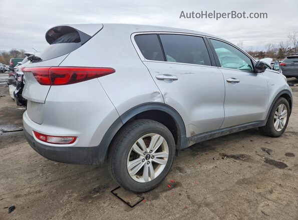 KNDPMCAC9H7155629 2017 KIA SPORTAGE Серебряный Задняя правая четверть