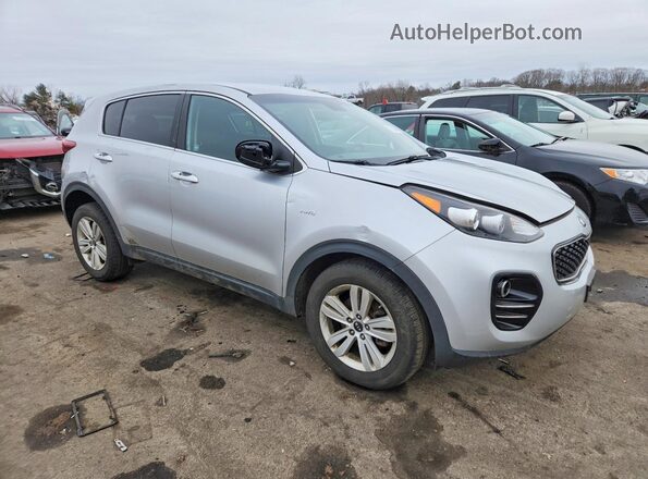 KNDPMCAC9H7155629 2017 KIA SPORTAGE Серебряный Передняя правая четверть