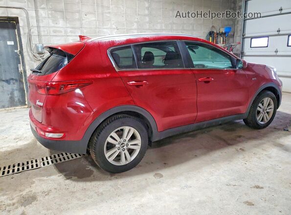 KNDPMCAC9J7318558 2018 KIA SPORTAGE Красный Задняя правая четверть