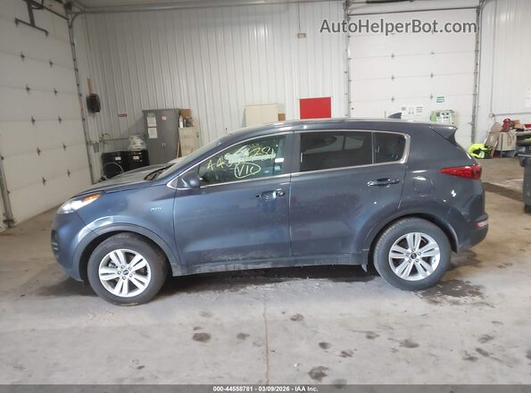KNDPMCAC9J7326871 2018 KIA SPORTAGE Синий Панорамный вид салона 360°