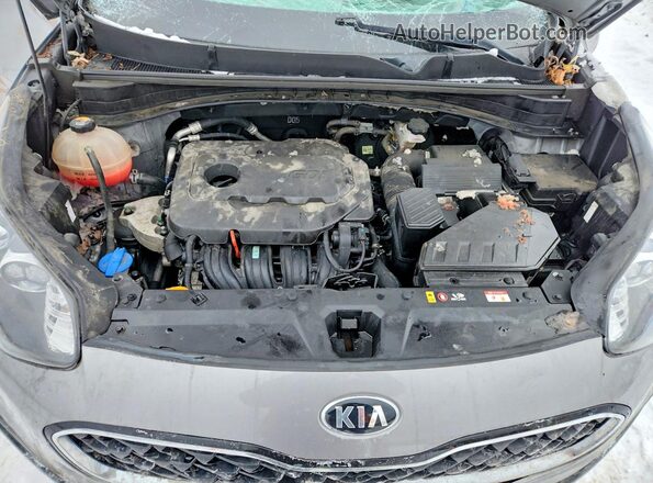 KNDPMCAC9N7973616 2022 KIA SPORTAGE Gray Engine compartment view