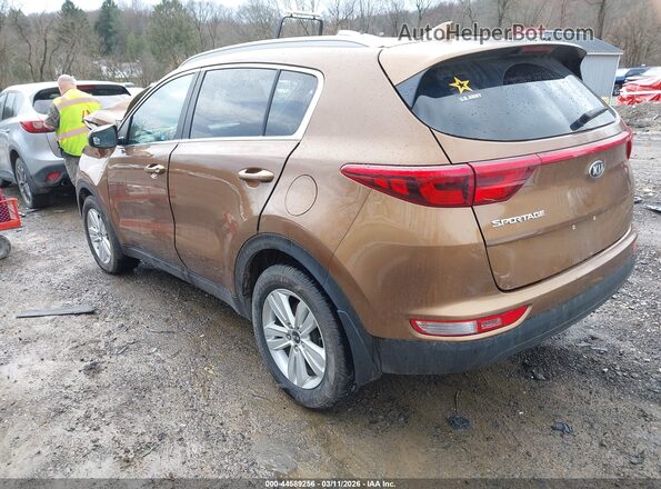 KNDPMCACXK7604517 2019 KIA SPORTAGE Коричневый Задняя левая четверть
