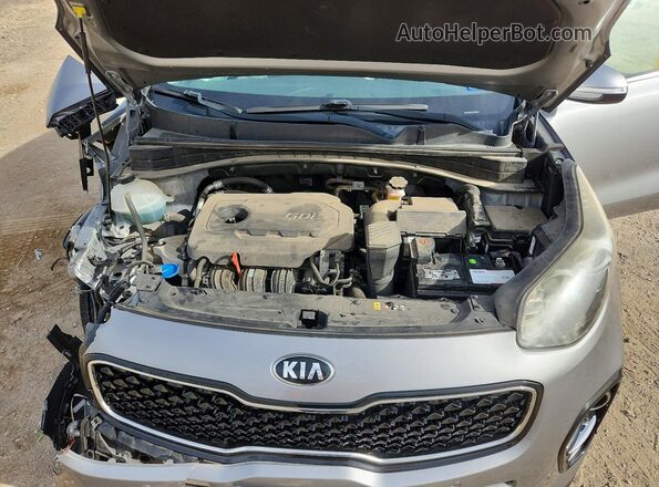 KNDPN3AC3K7563080 2019 KIA SPORTAGE Silver Vista del compartimento del motor