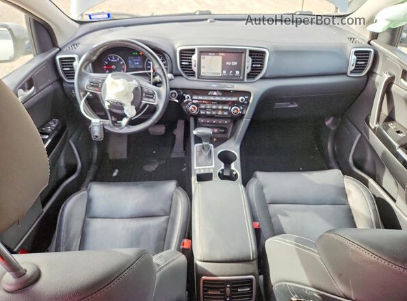 KNDPN3AC3K7563080 2019 KIA SPORTAGE Silver Vista del salpicadero