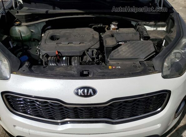 KNDPN3AC4K7560351 2019 KIA SPORTAGE White Вид підкапотного простору