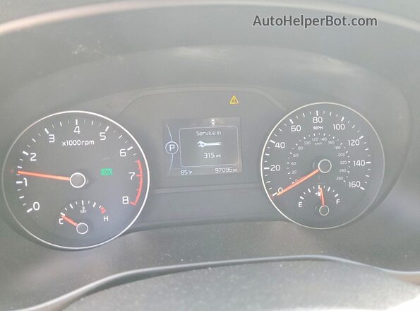 KNDPN3AC4K7560351 2019 KIA SPORTAGE White Вид щитка приладів