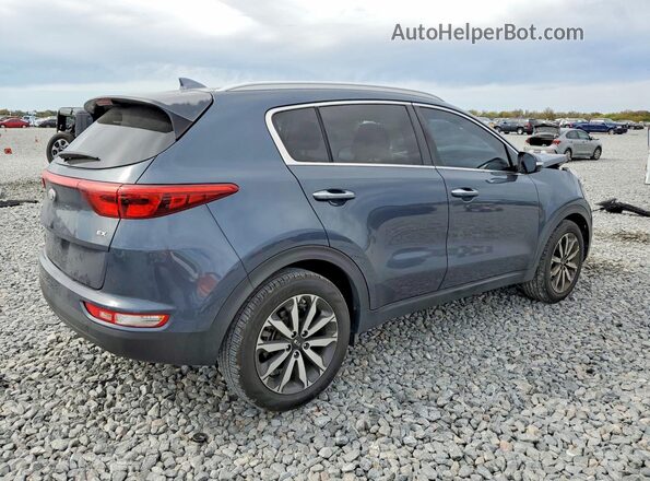 KNDPN3AC4K7591261 2019 KIA SPORTAGE Синий Задняя правая четверть