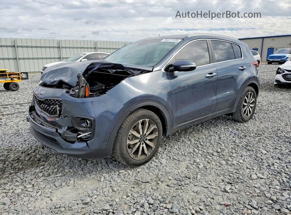 KNDPN3AC4K7591261 2019 KIA SPORTAGE Синий Передняя левая четверть