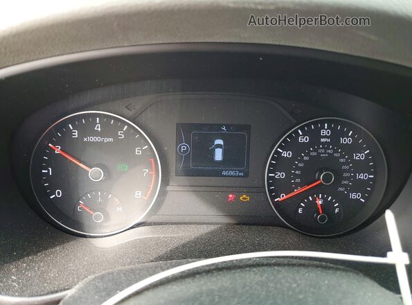 KNDPN3AC4K7591261 2019 KIA SPORTAGE Синий Вид щитка приборов