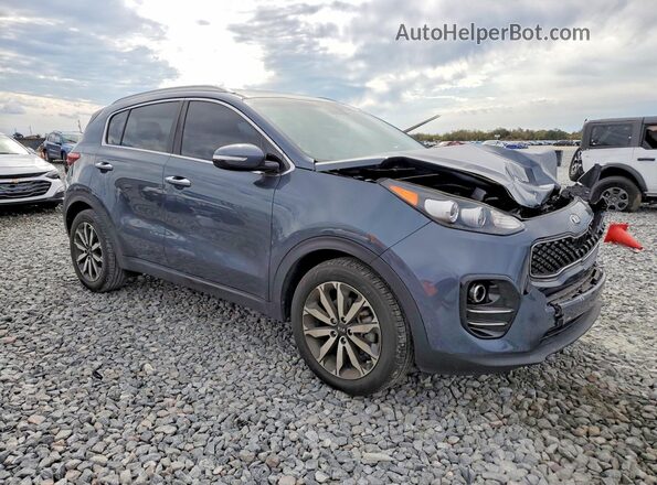 KNDPN3AC4K7591261 2019 KIA SPORTAGE Синий Передняя правая четверть