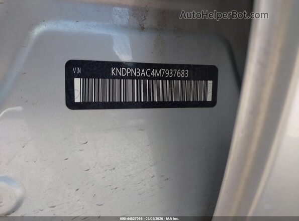 KNDPN3AC4M7937683 2021 KIA SPORTAGE Silver Вид підкапотного простору