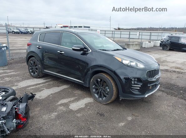 KNDPN3AC8K7569828 2019 KIA SPORTAGE Black Przód prawy
