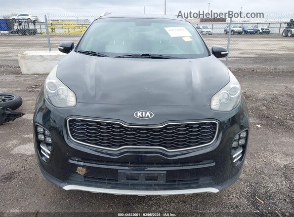 KNDPN3AC8K7569828 2019 KIA SPORTAGE Black Widok zestawu wskaźników