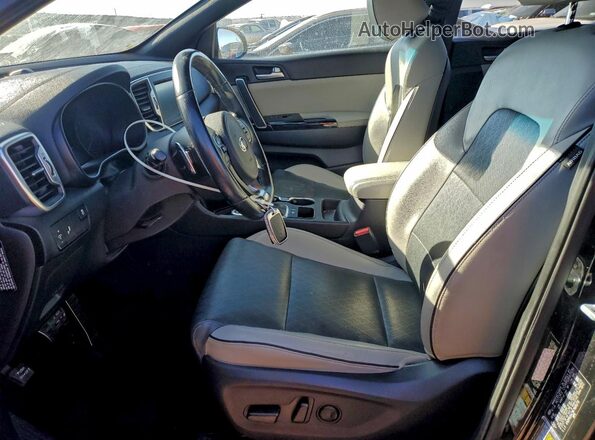 KNDPN3AC9K7609270 2019 KIA SPORTAGE Black Vista interior delantera