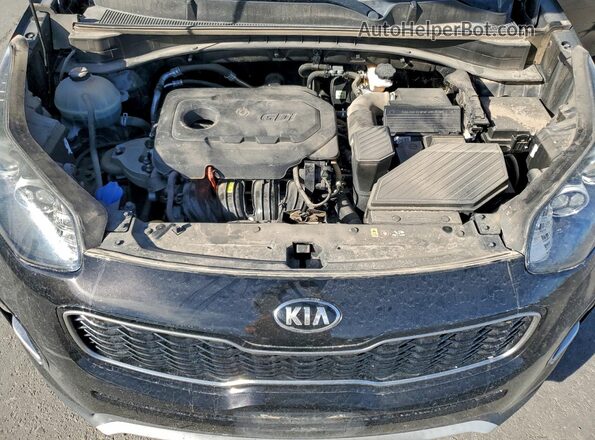 KNDPN3AC9K7609270 2019 KIA SPORTAGE Black Vista del compartimento del motor