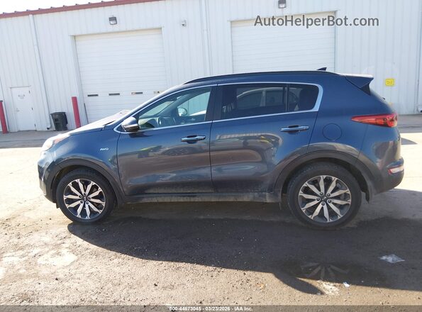 KNDPNCAC1J7396457 2018 KIA SPORTAGE Синий Панорамный вид салона 360°
