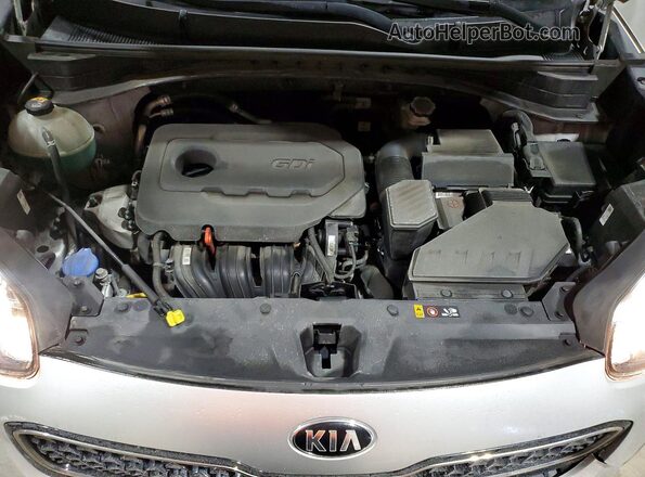 KNDPNCAC4K7500411 2019 KIA SPORTAGE Серый Вид подкапотного пространства