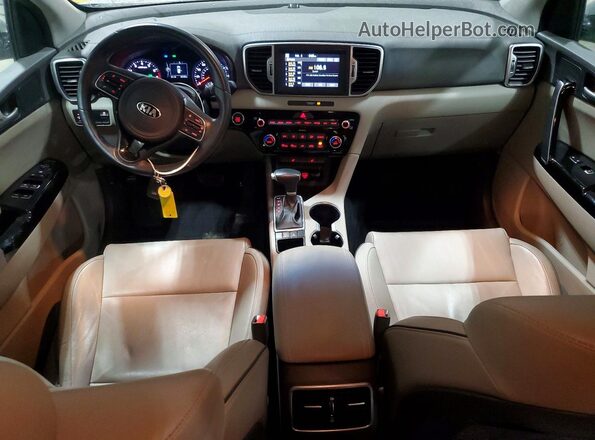 KNDPNCAC4K7500411 2019 KIA SPORTAGE Серый Вид панели приборов