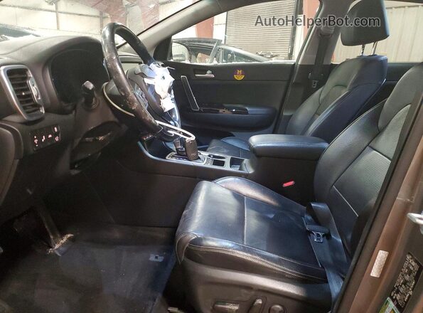 KNDPNCAC7K7529367 2019 KIA SPORTAGE Gray Vista interior delantera