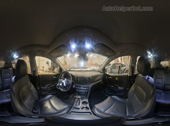 KNDPNCAC7K7529367 2019 KIA SPORTAGE Gray Vista interior de 360 grados