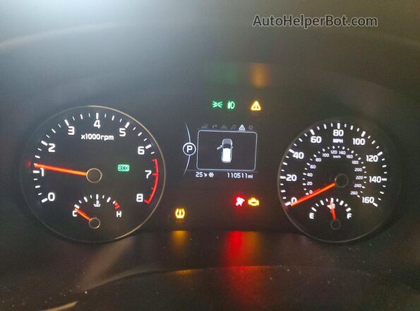 KNDPNCAC7K7529367 2019 KIA SPORTAGE Gray Vista del cuadro de instrumentos