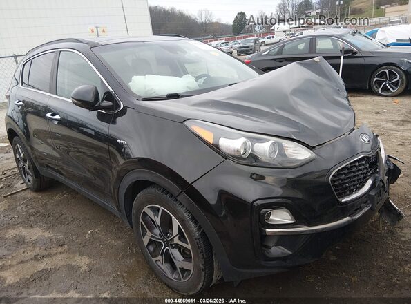 KNDPNCAC7L7792153 2020 KIA SPORTAGE Черный Передняя правая четверть