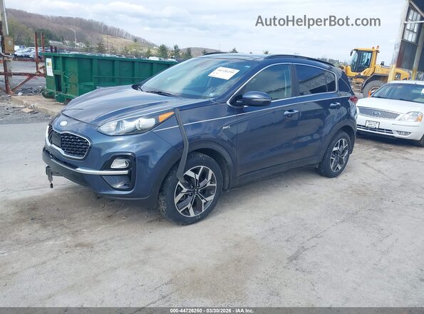 KNDPNCAC8N7003446 2022 KIA SPORTAGE Blue Przód lewy