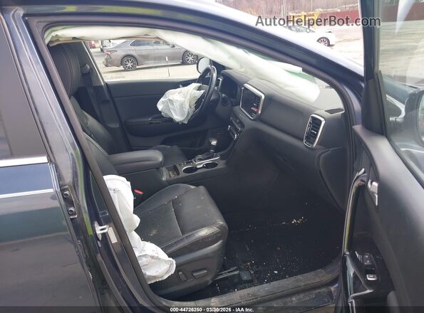 KNDPNCAC8N7003446 2022 KIA SPORTAGE Blue Widok wnętrza z przodu
